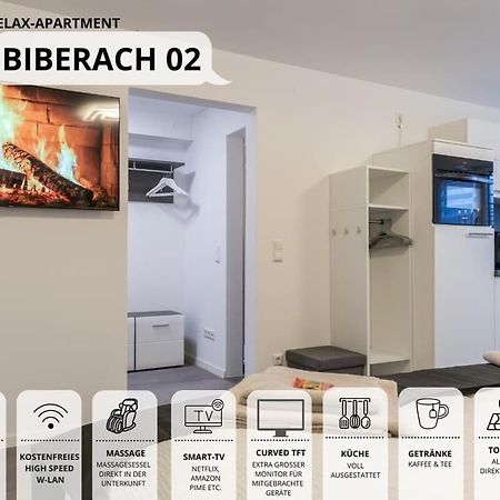 Relaxapartment 2 Massagesessel Smarttv Kueche Биберах-ан-дер-Рис Экстерьер фото
